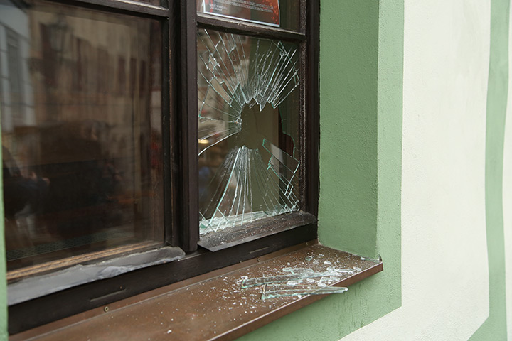 A2B Glass are able to board up broken windows while they are being repaired in Codicote.
